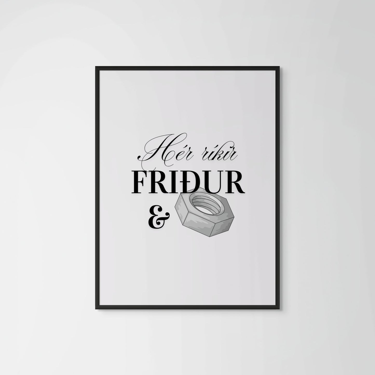 Hér ríkir friður & ró