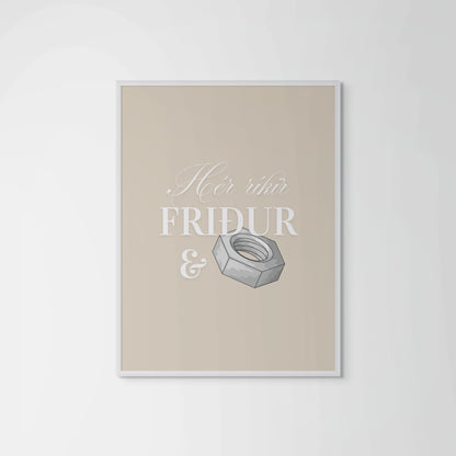 Hér ríkir friður & ró