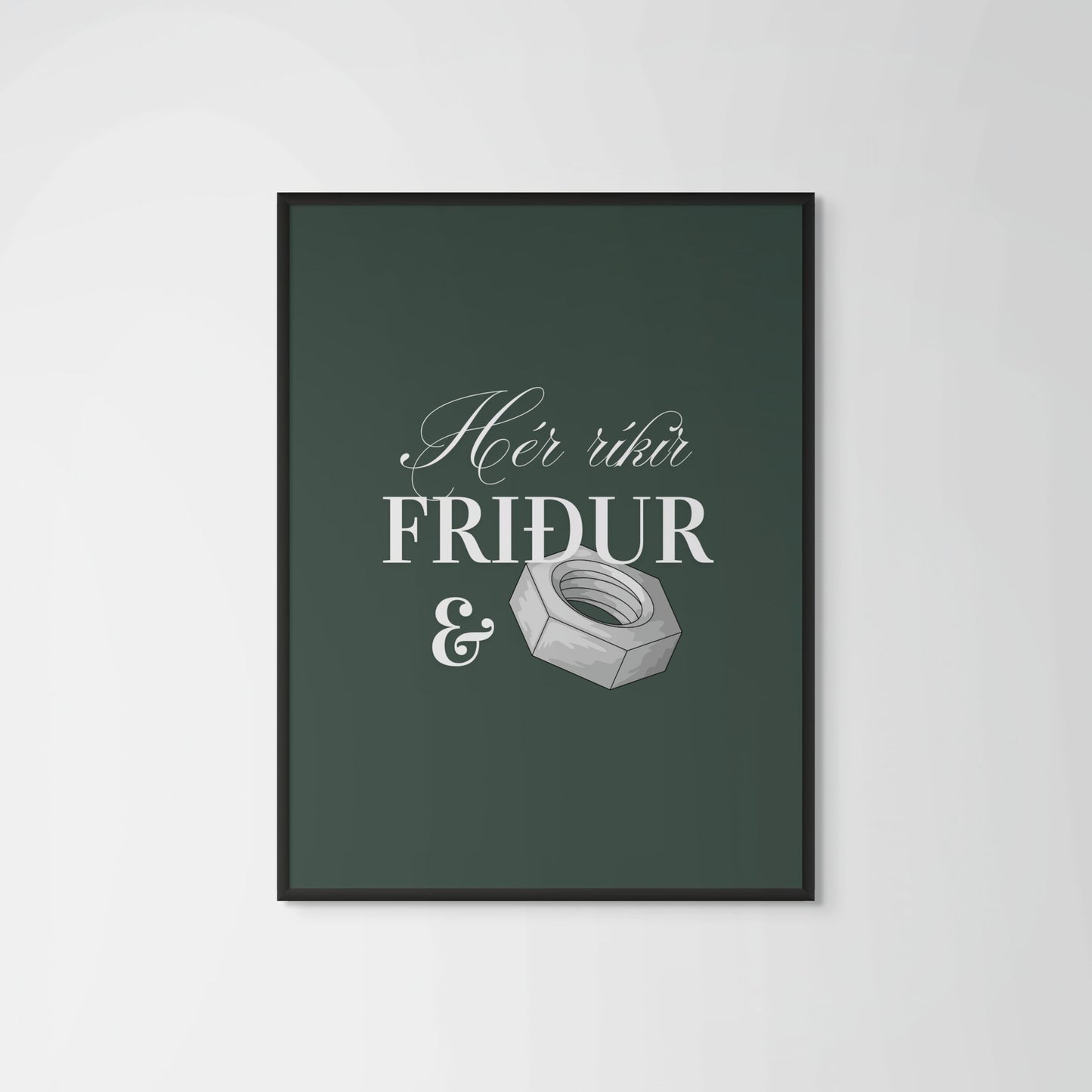Hér ríkir friður & ró