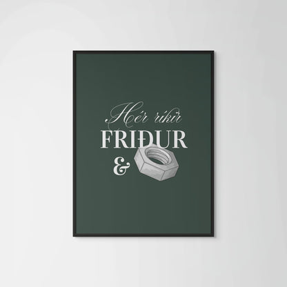Hér ríkir friður & ró