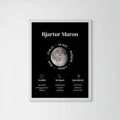 Persónulegt nafna- og fæðingarkort