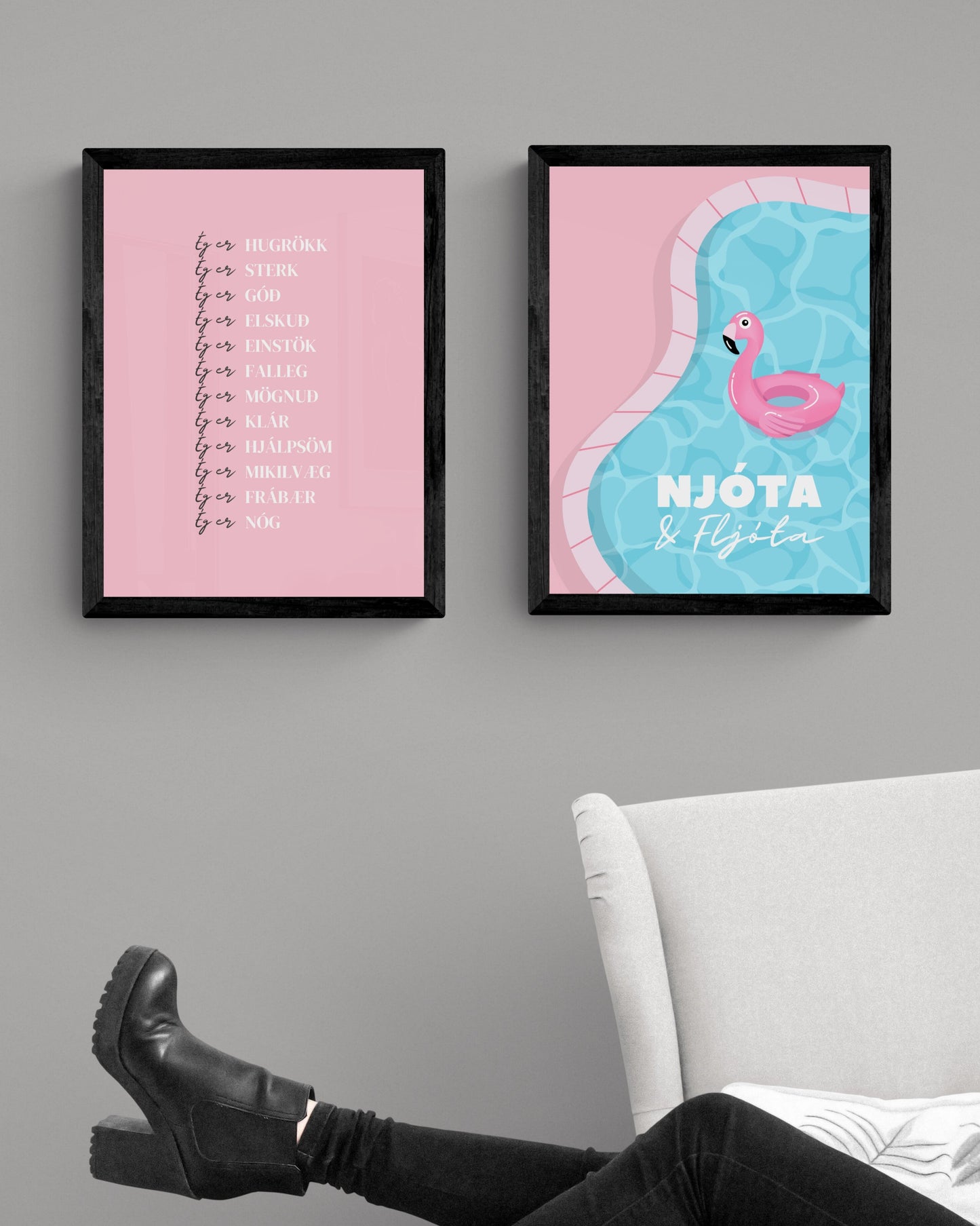 Ég er.. + njóta & fljóta