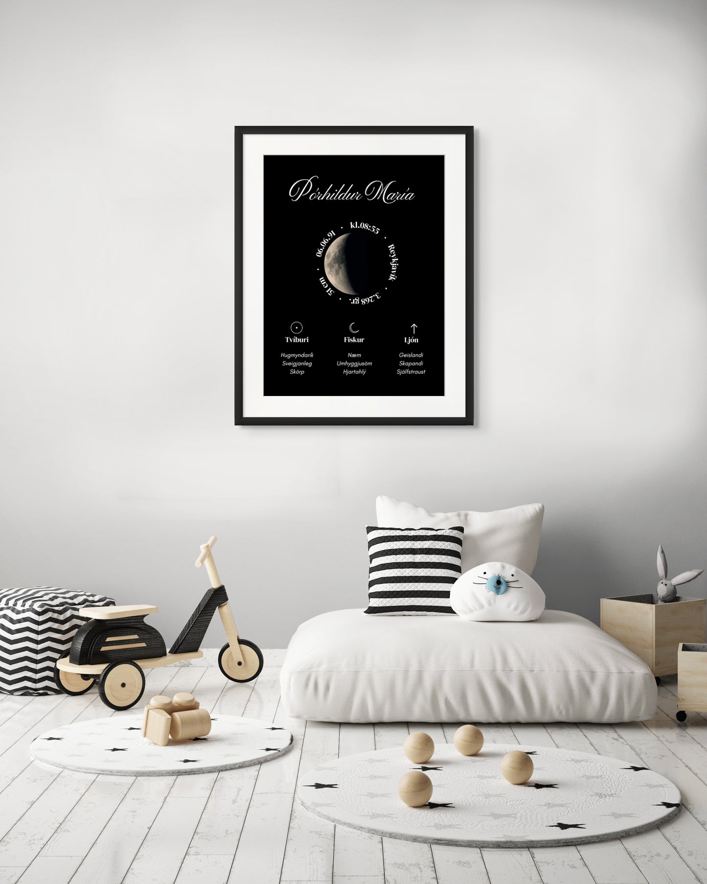 Persónulegt nafna- og fæðingarkort