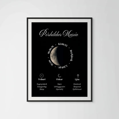 Persónulegt nafna- og fæðingarkort