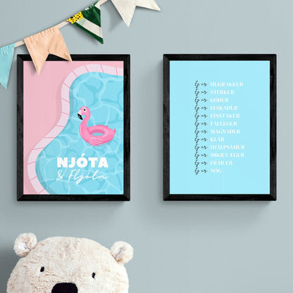 Ég er.. + njóta & fljóta